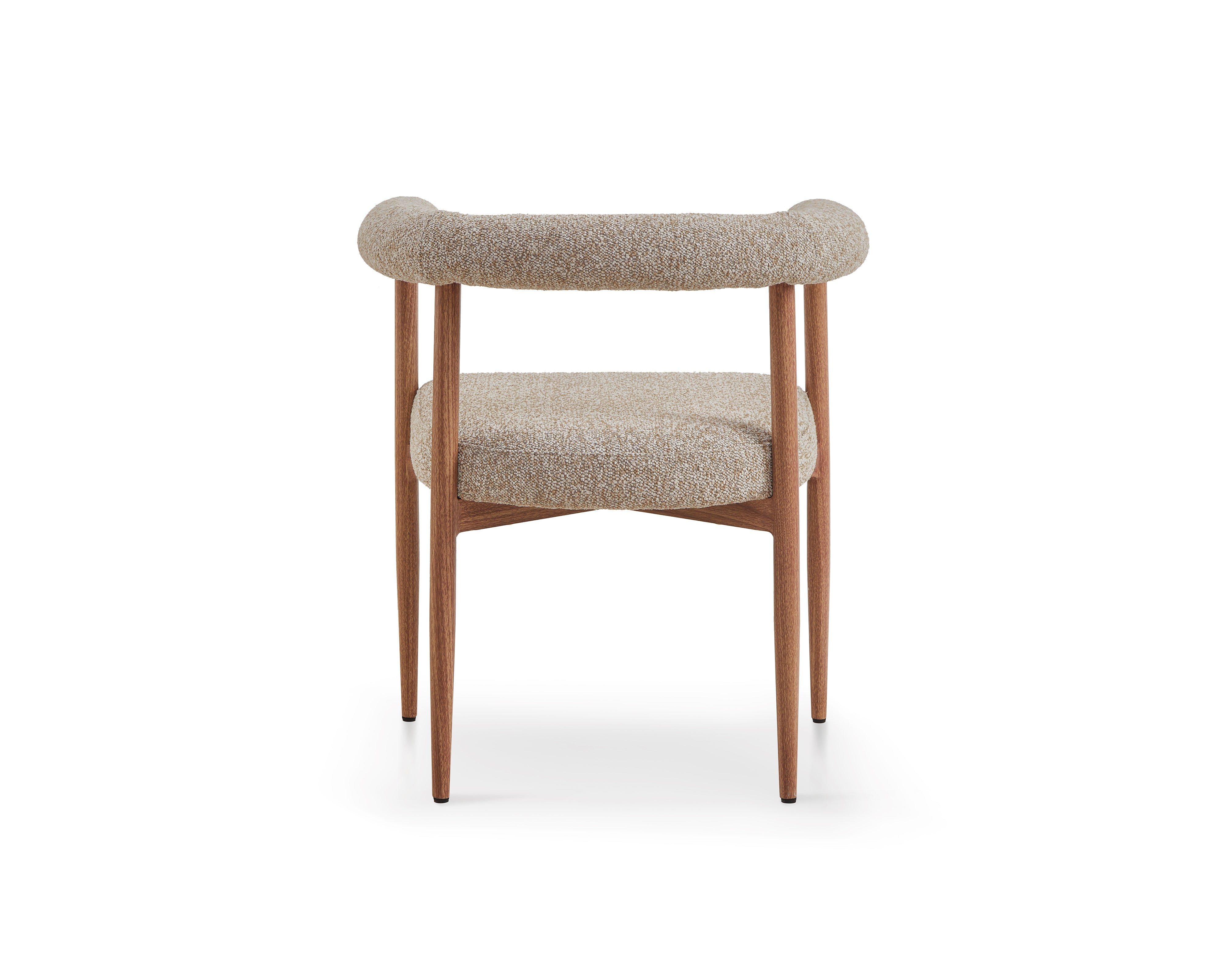 Liang & Eimil Nantes Outdoor Dining Chair – Lima Beige & Walnut (CRIB 5)