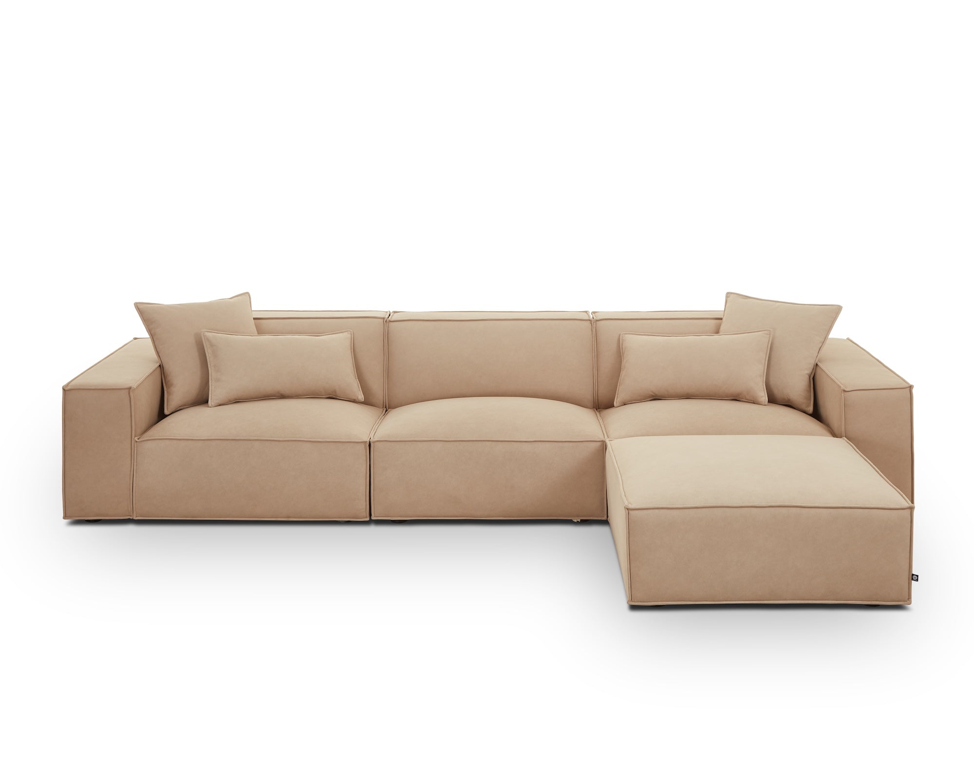 Liang & Eimil Efren Modular Sofa – Ottoman Module – Hopper Desert (CRIB5)