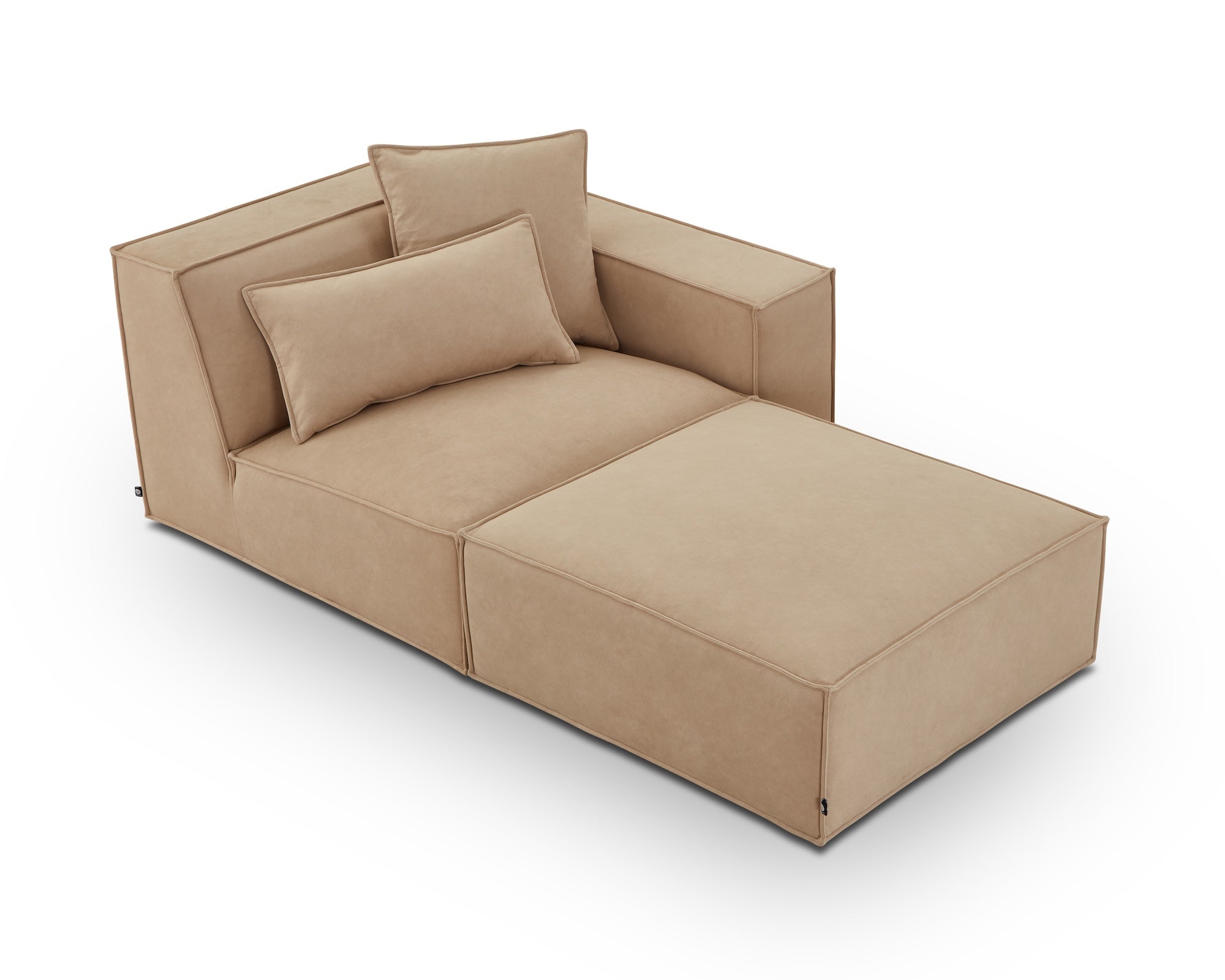 Liang & Eimil Efren Modular Sofa – Ottoman Module – Hopper Desert (CRIB5)