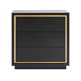 Utopia Chest of Drawer  - Wenge/Brushed Brass
