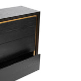 Utopia Chest of Drawer  - Wenge/Brushed Brass