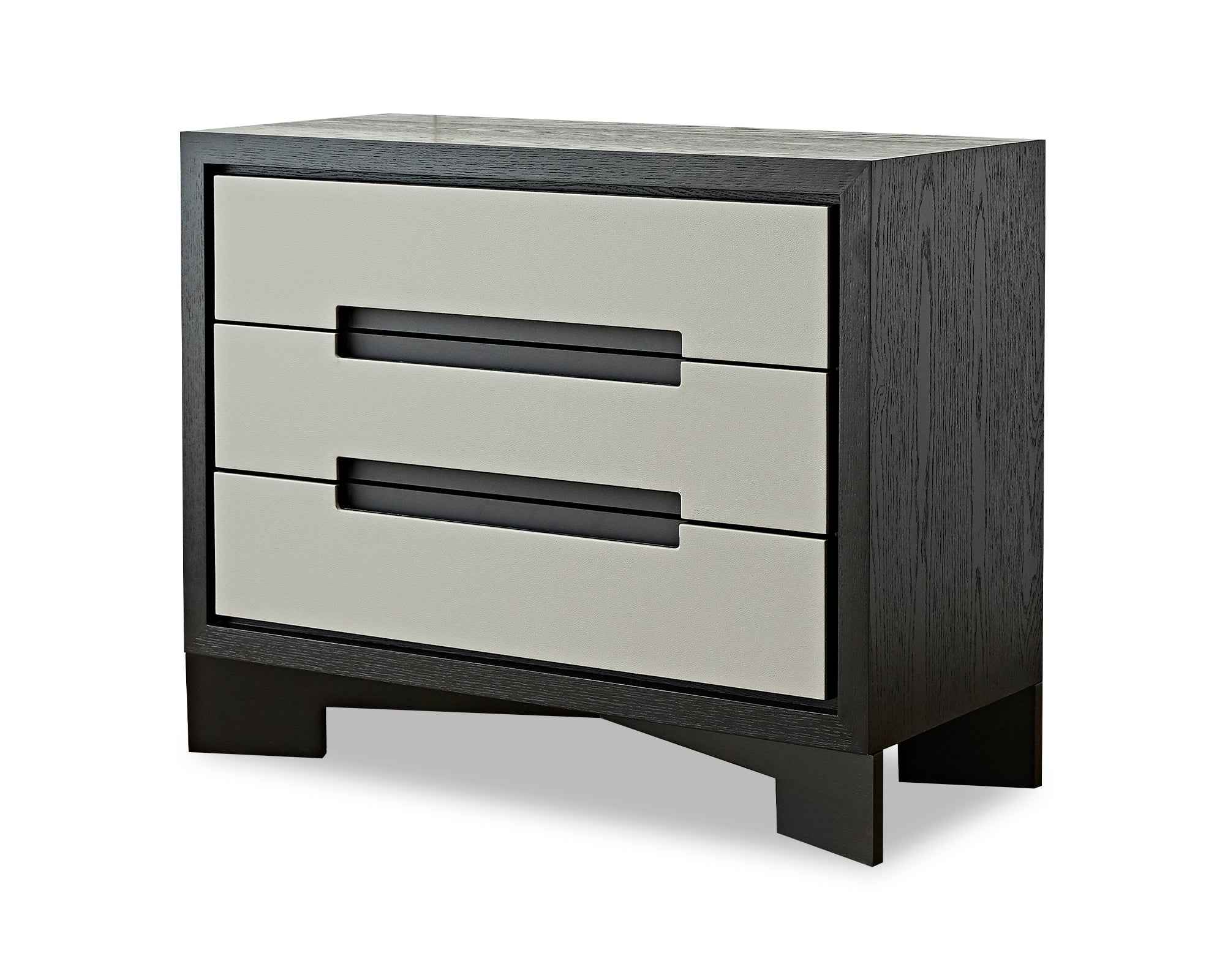 Ardel Chest Of Drawers - Grey Leather Look