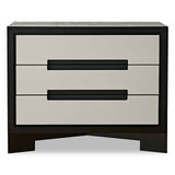 Ardel Chest Of Drawers - Grey Leather Look