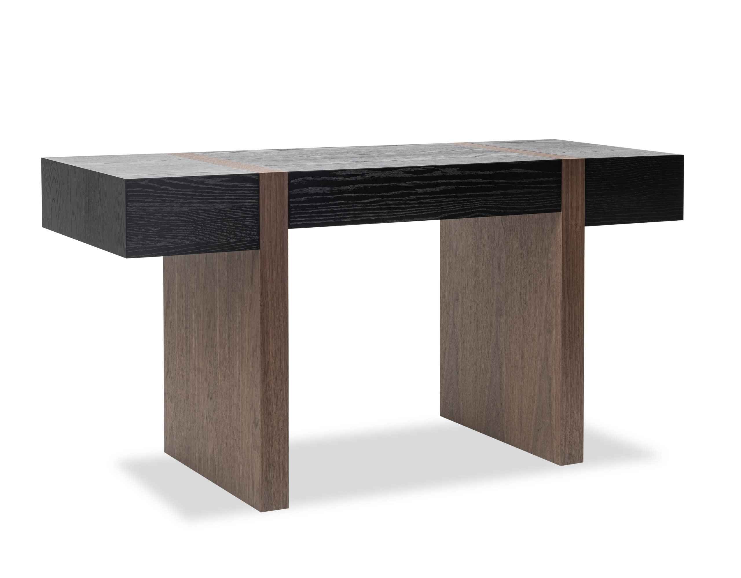Liang & Eimil Borgo Desk with Walnut Veneer and Wenge Finished Oak Veneer