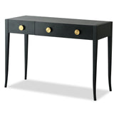Orly Dressing Table  - Wenge Oak/Gold
