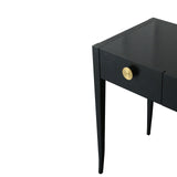 Orly Dressing Table  - Wenge Oak/Gold