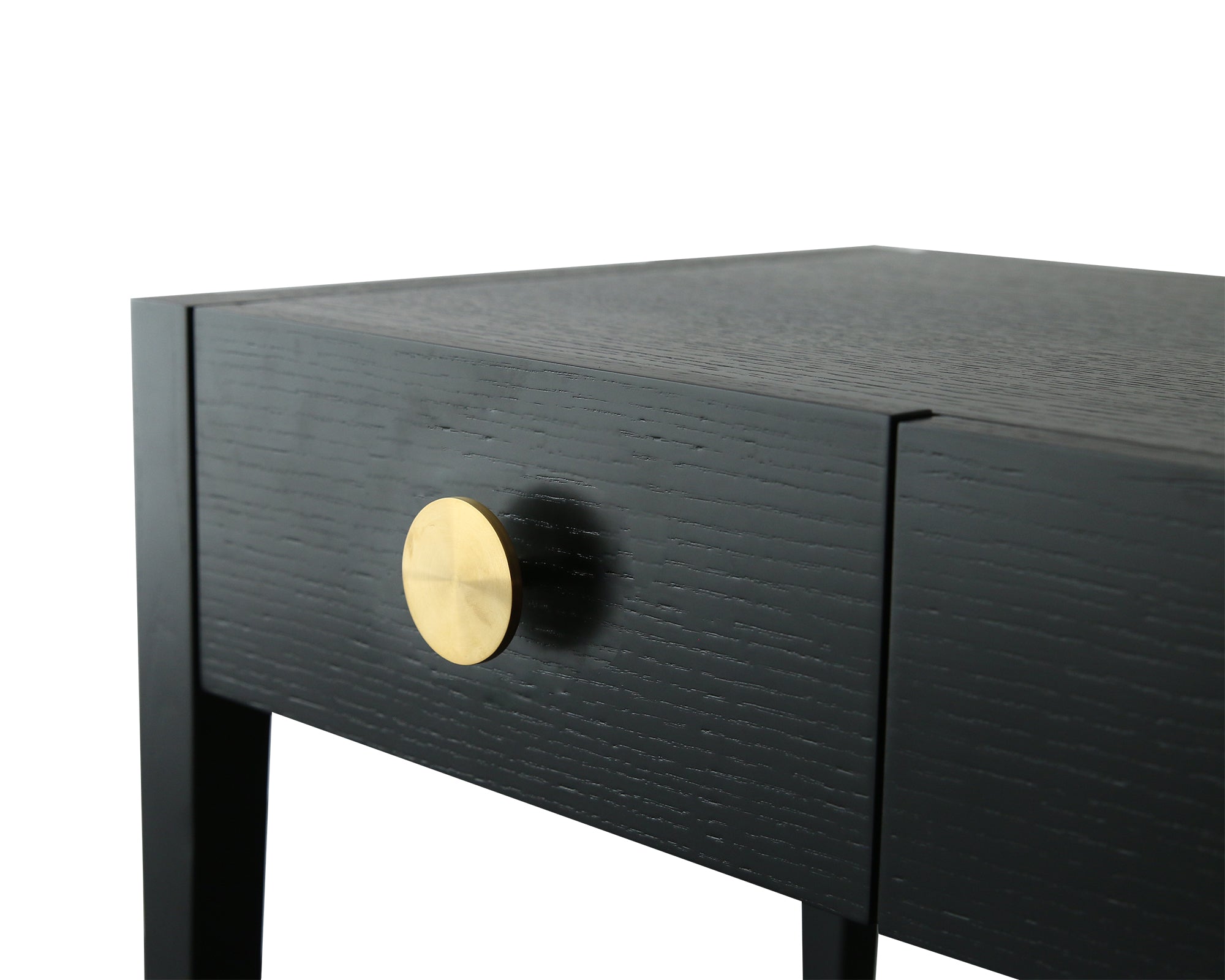 Orly Dressing Table  - Wenge Oak/Gold