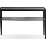 Otium Console Table  - Wenge/Brushed Brass