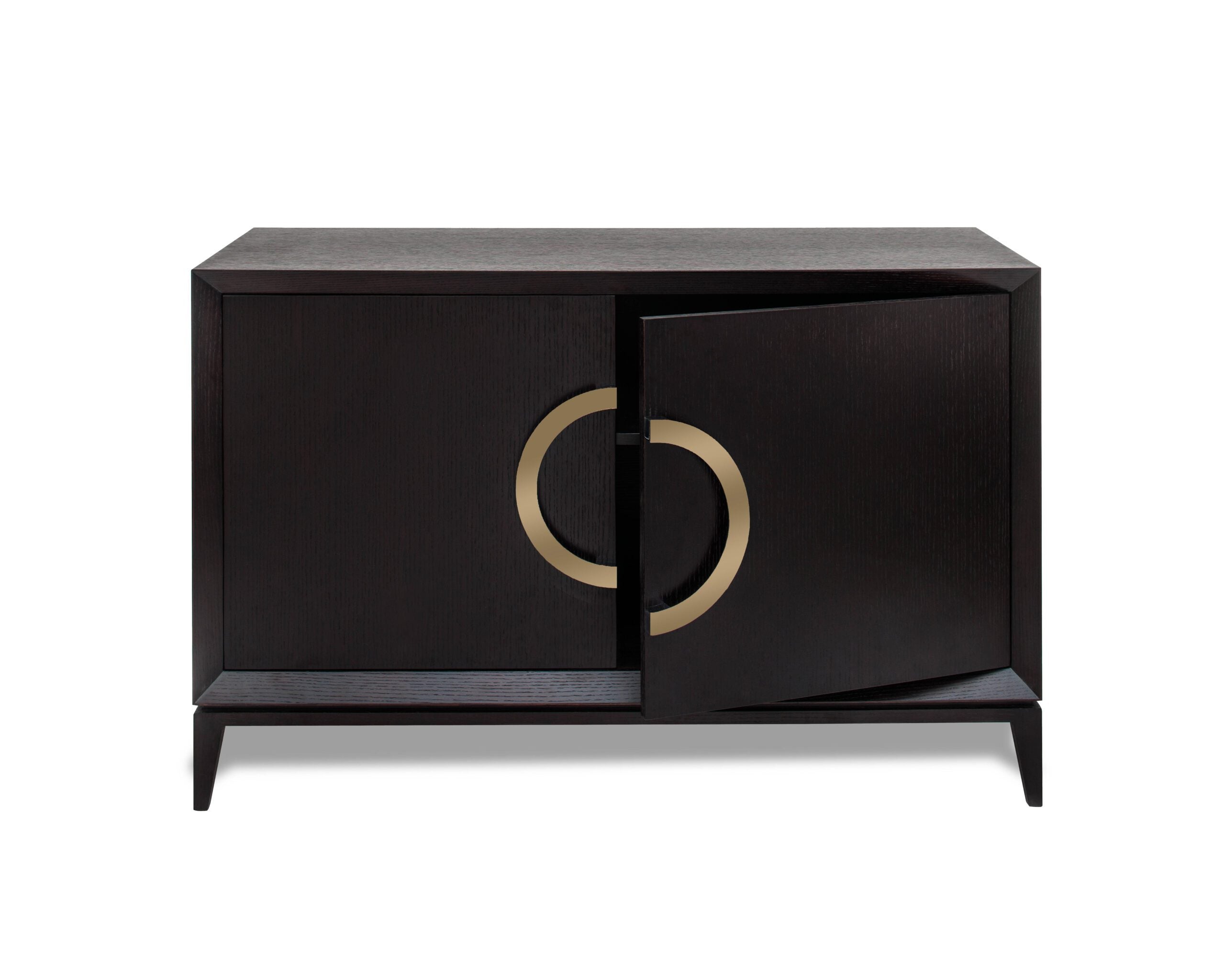 Rochel Sideboard  -  Wenge Oak/Gold Handles