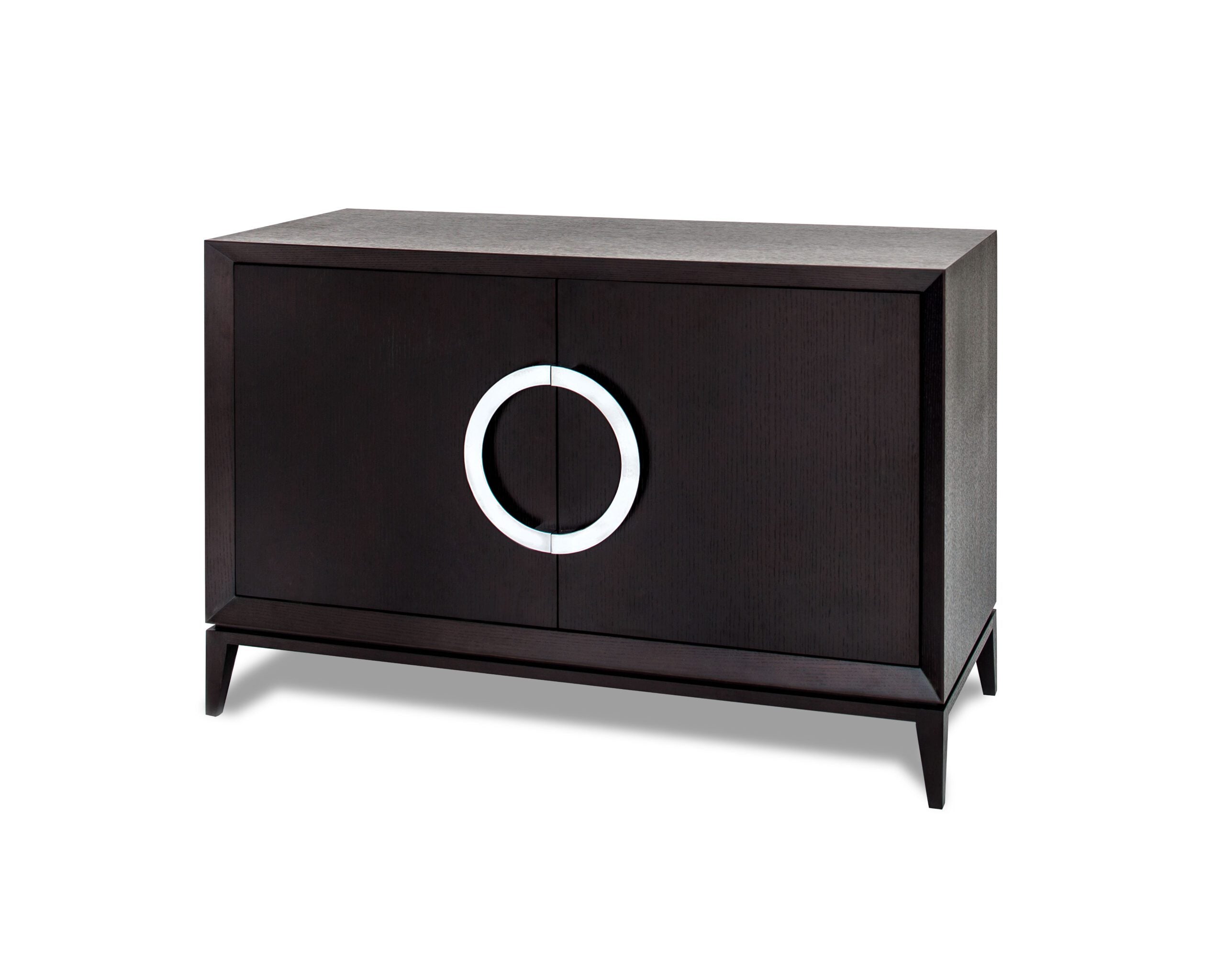 Liang & Eimil Rochel Sideboard with Quartered Oak Veneer and Chrome