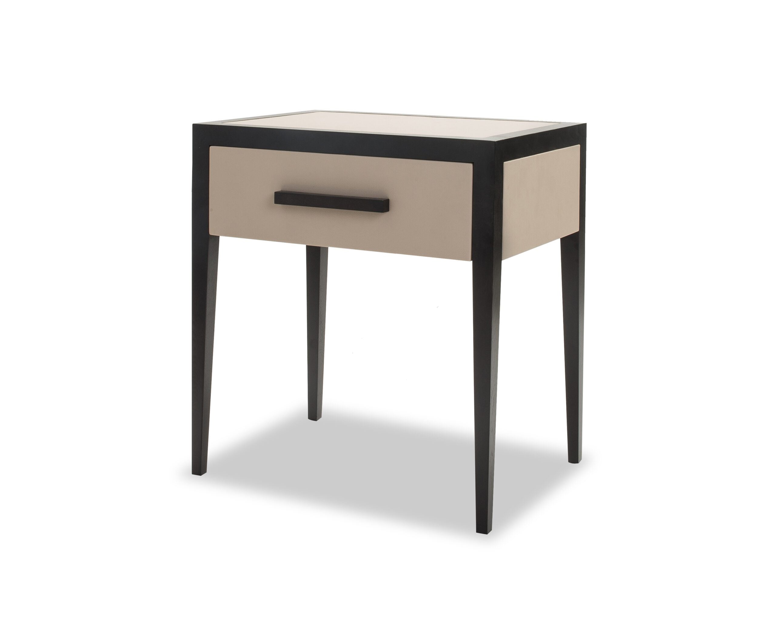 Liang & Eimil Liza Bedside Table with Faux Leather Finish