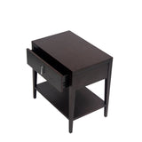 Sina Bedside Table  - Wenge Oak