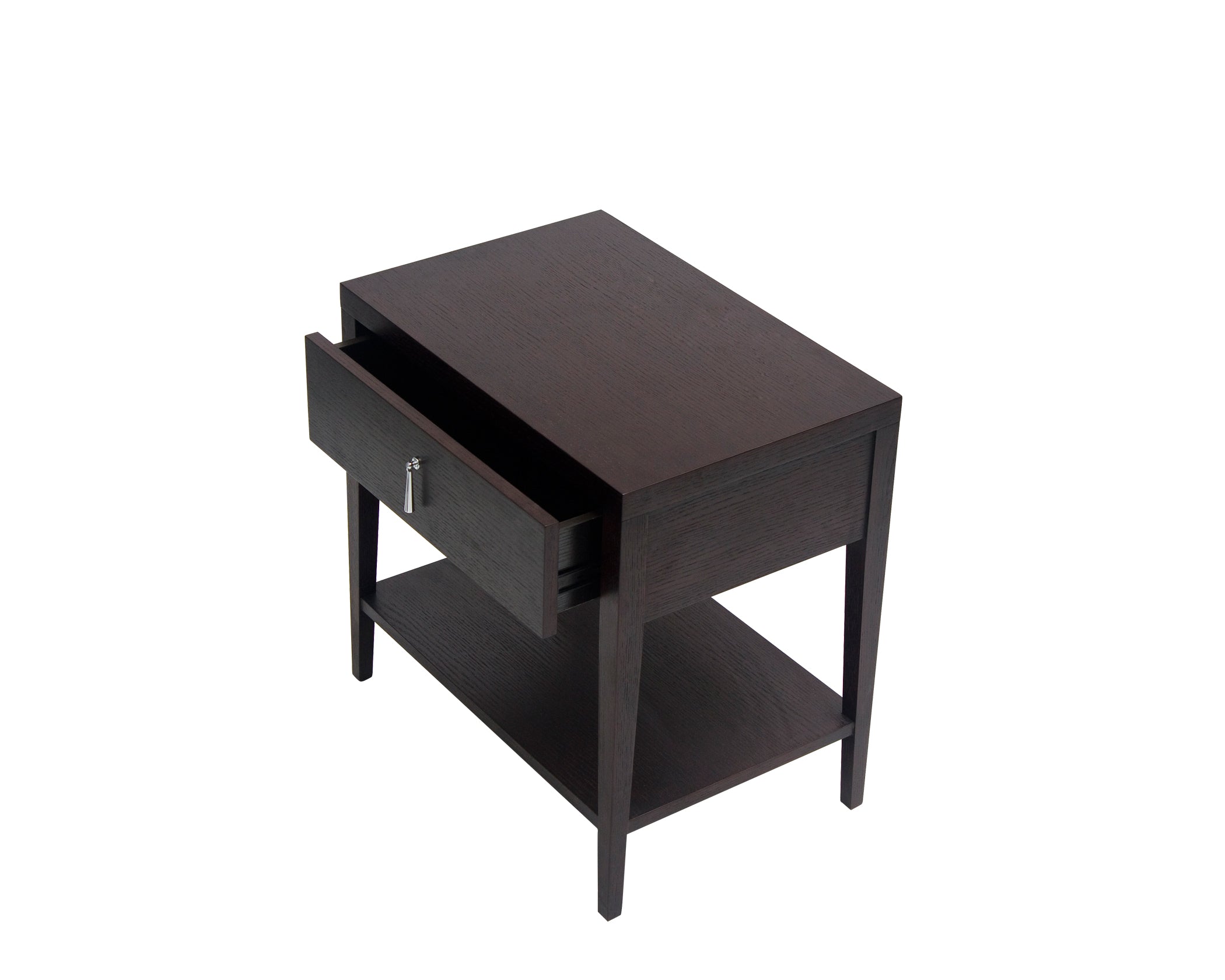 Sina Bedside Table  - Wenge Oak