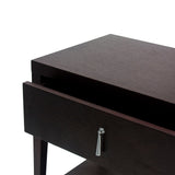 Sina Bedside Table  - Wenge Oak