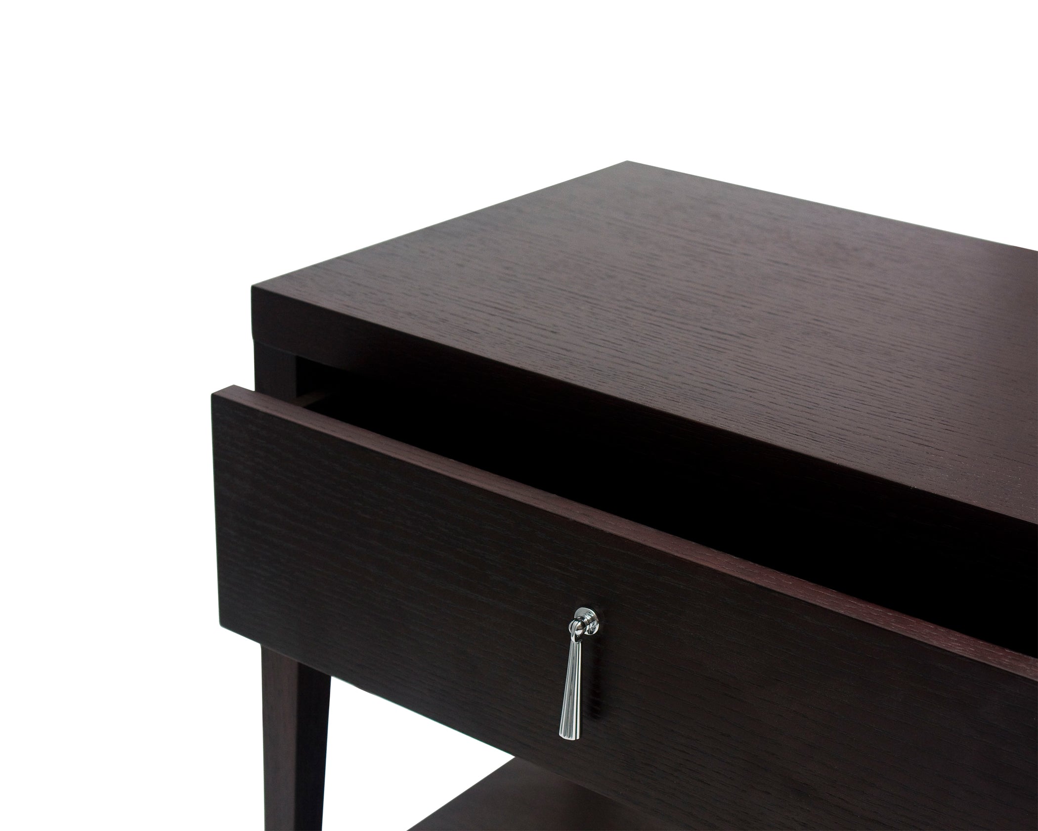 Sina Bedside Table  - Wenge Oak