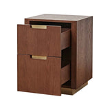 Balkan Bedside Table - Classic Brown