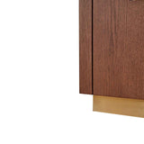 Balkan Bedside Table - Classic Brown