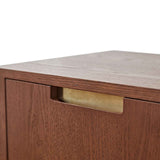 Balkan Bedside Table - Classic Brown