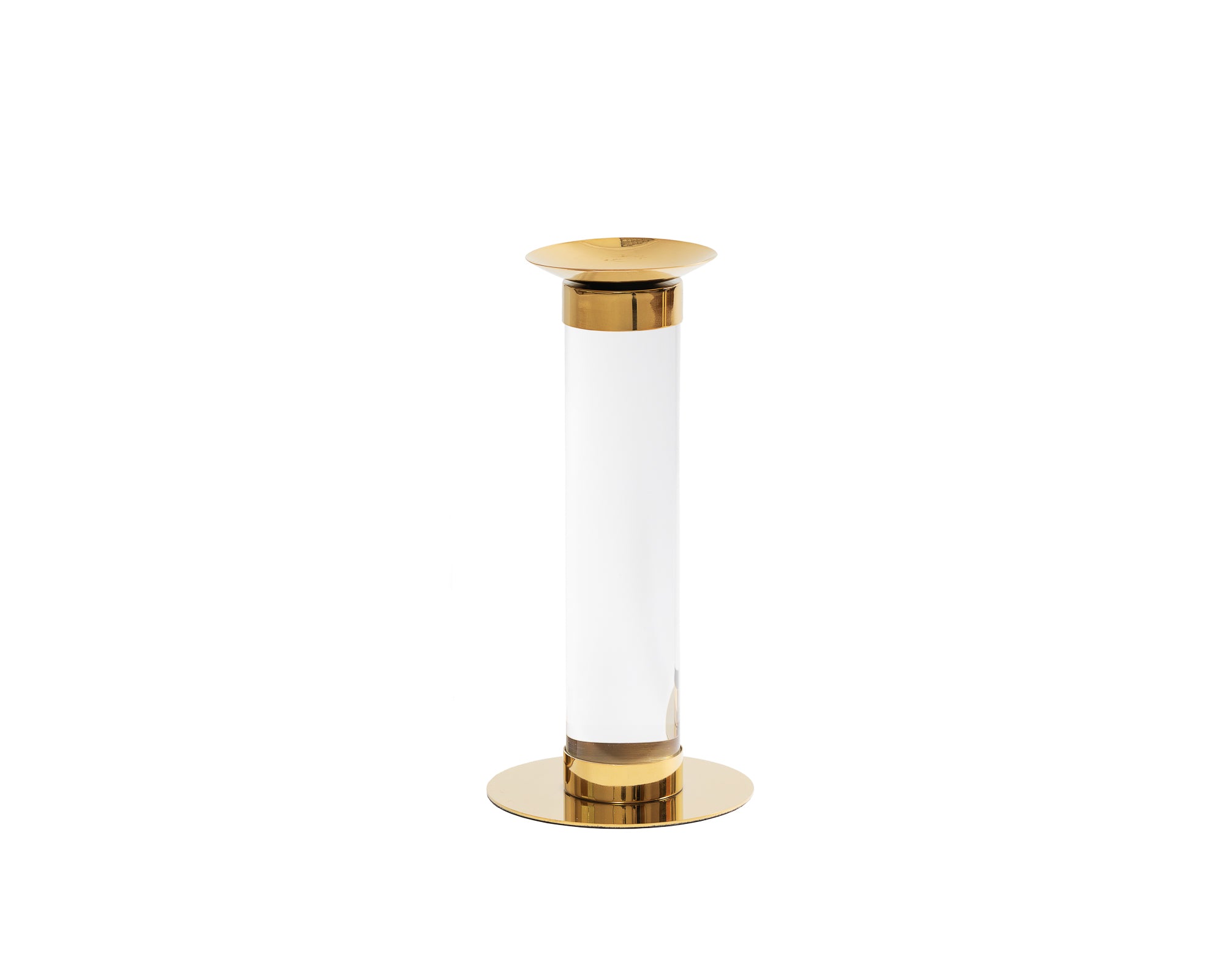 Liang & Eimil Small Pillar Candle Holder in White