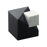Cubic I Table Decoration - Black and White Marble