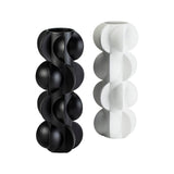 Pillaton II Vase - Black Acrylic