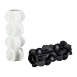 Pillaton II Vase - Black Acrylic