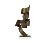Clavo Table Decoration - Bronze Steel and White