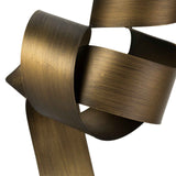 Clavo Table Decoration - Bronze Steel and White