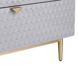 Bolero Chest Of Drawers - Grey High Gloss