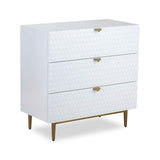 Bolero Chest Of Drawers - White High Gloss