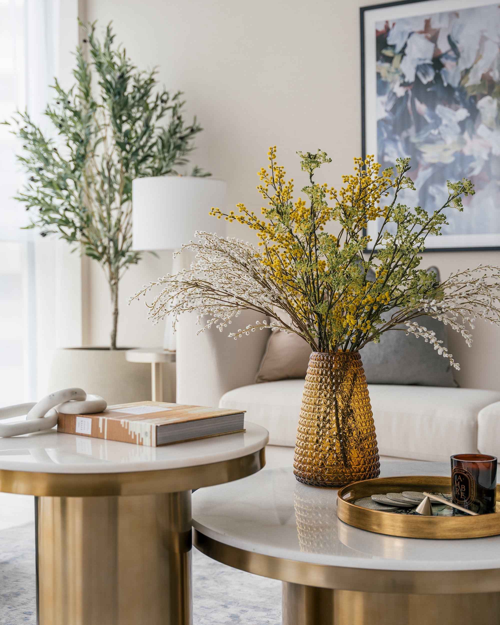 Camden Coffee Table - White Marble