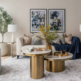 Camden Coffee Table - White Marble