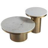 Camden Coffee Table - White Marble