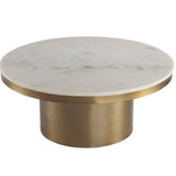 Camden Coffee Table - White Marble