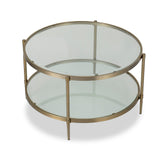 Liang & Eimil Adlon Coffee Table with Brushed Brass Finish