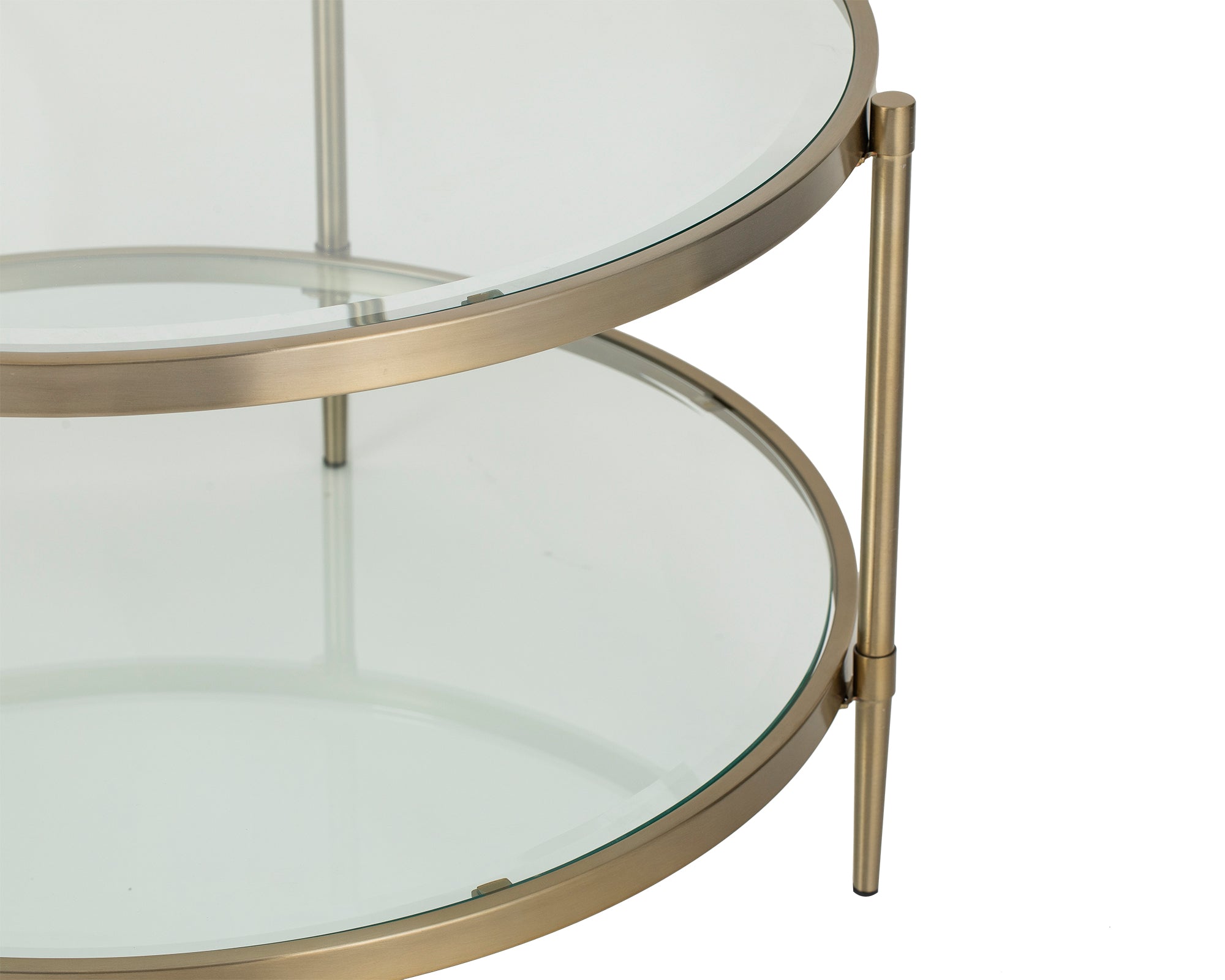 Liang & Eimil Adlon Coffee Table with Brushed Brass Finish