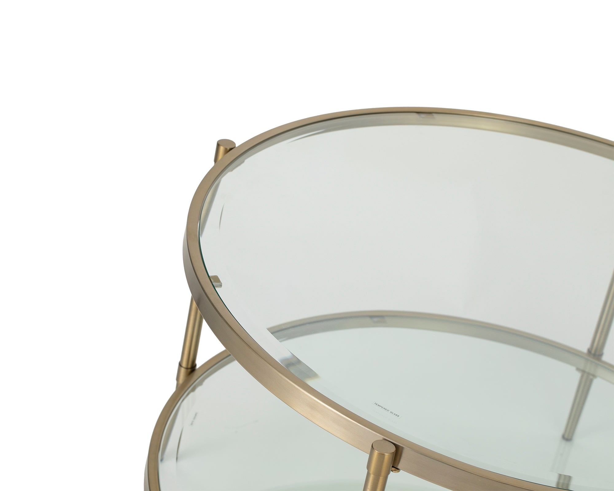 Liang & Eimil Adlon Coffee Table with Brushed Brass Finish
