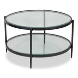 Adlon Coffee Table - Industrial Brown