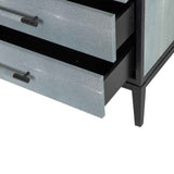 Bologna Chest Of Drawers - Grey Leather Look