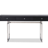 Hamilton Desk  -  Polished Stainless