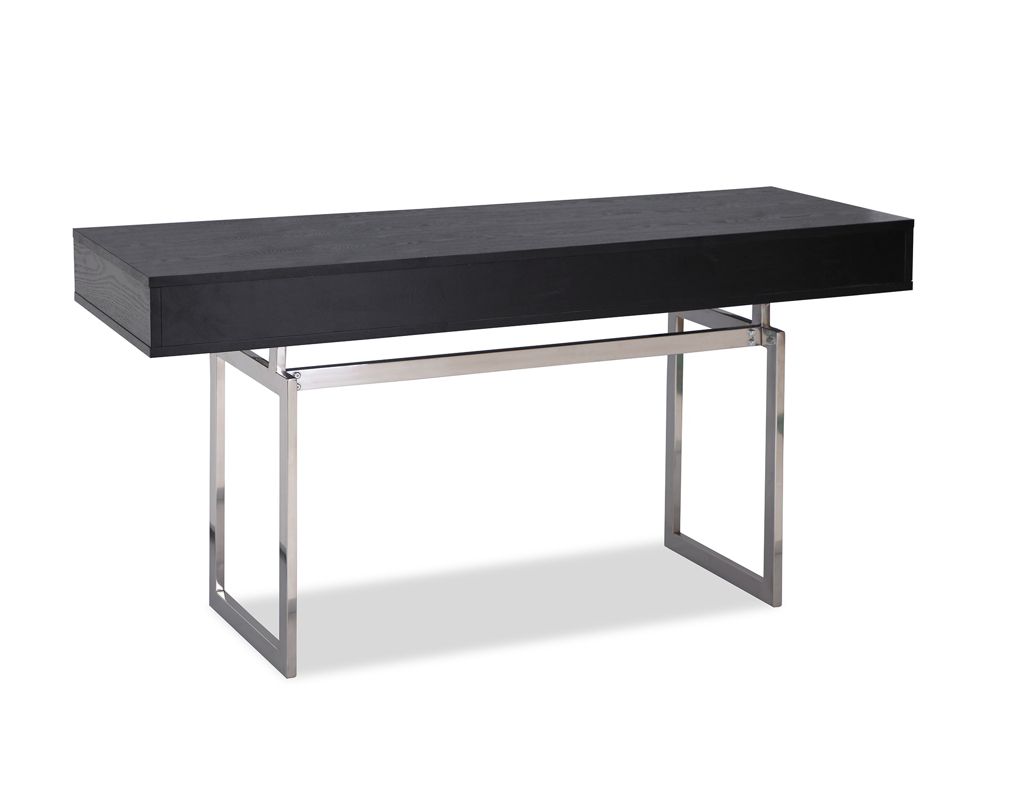 Hamilton Desk  -  Polished Stainless