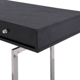 Hamilton Desk  -  Polished Stainless