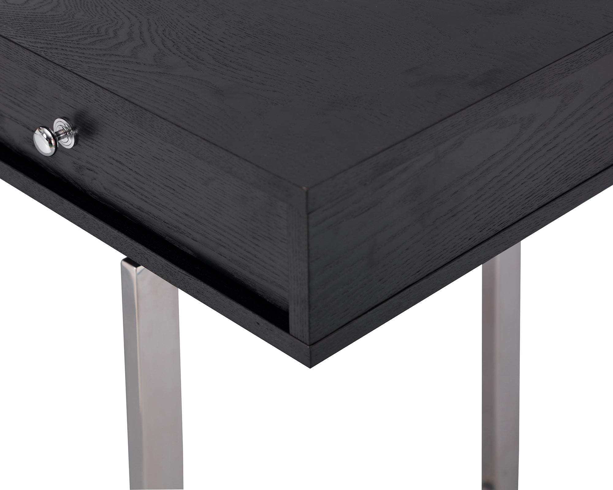 Hamilton Desk  -  Polished Stainless
