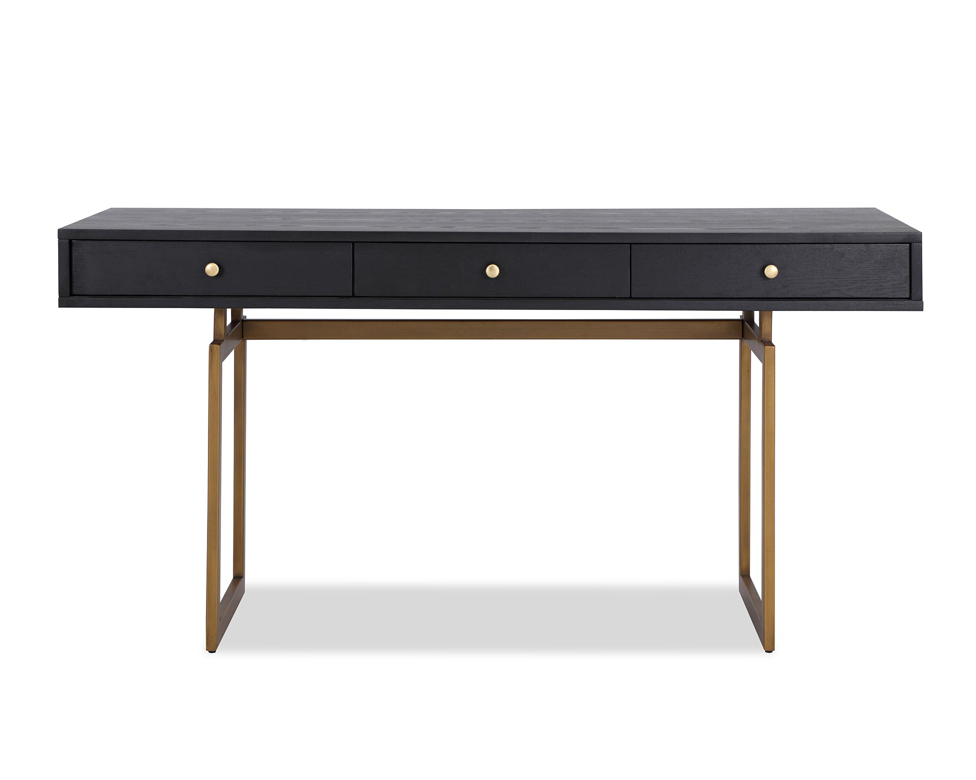 Hamilton Desk  -  Antique Brass
