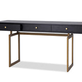 Hamilton Desk  -  Antique Brass