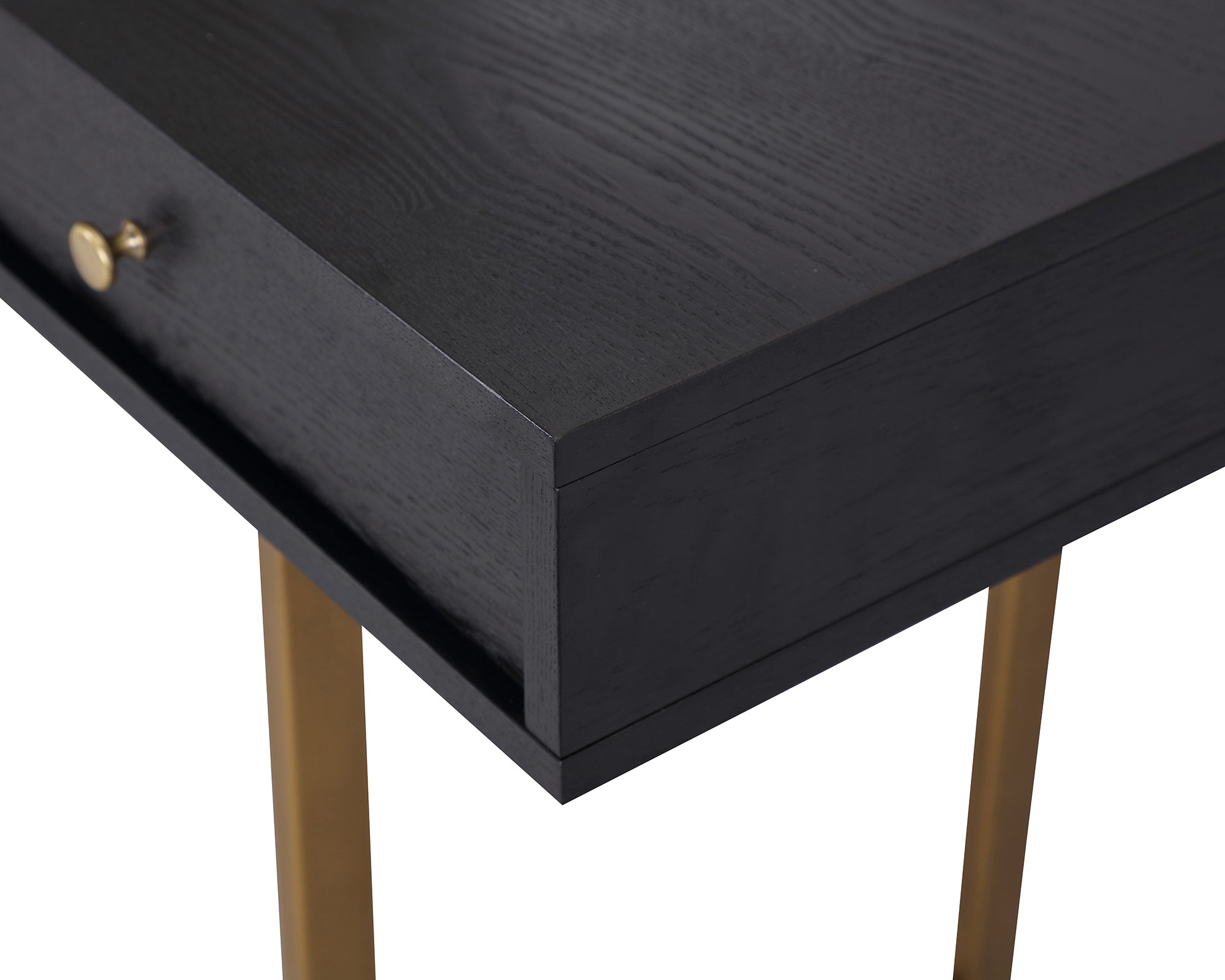 Hamilton Desk  -  Antique Brass