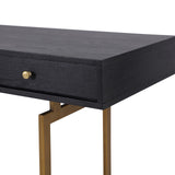 Hamilton Desk  -  Antique Brass