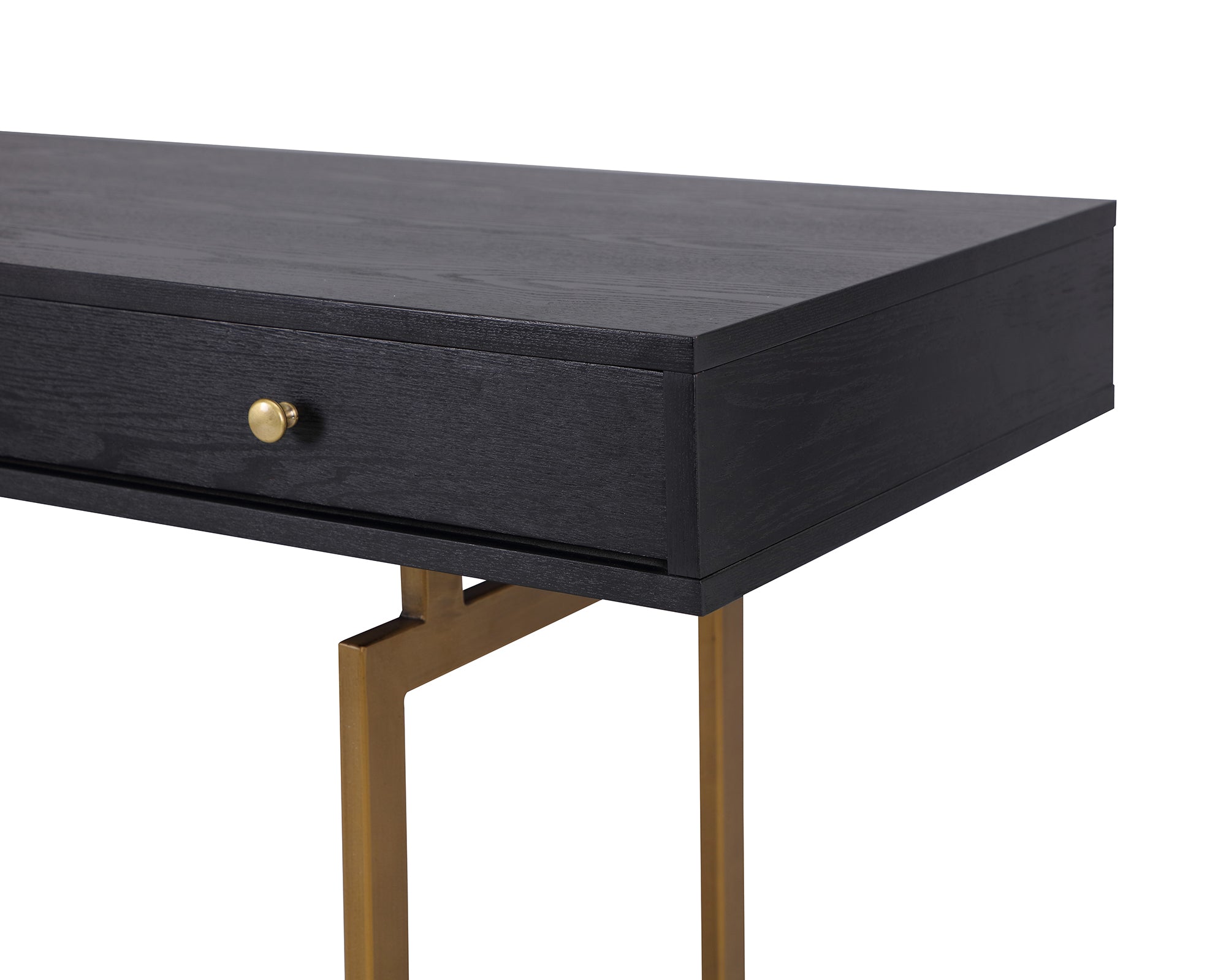 Hamilton Desk  -  Antique Brass