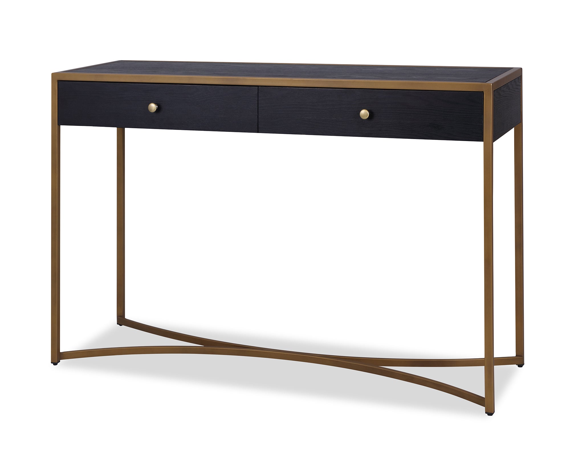 Liang & Eimil Rivoli Dressing Table in Wenge and Brass