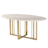 Liang & Eimil Fenty Dining Table in Brass